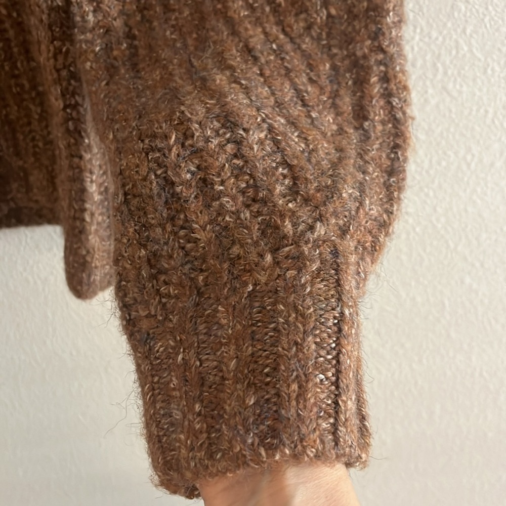 Lucky Brand Shaker Knit Raglan Cardigan Sweater Size Small - Picture 5 of 7